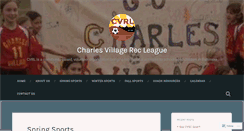 Desktop Screenshot of charlesvillagerec.org